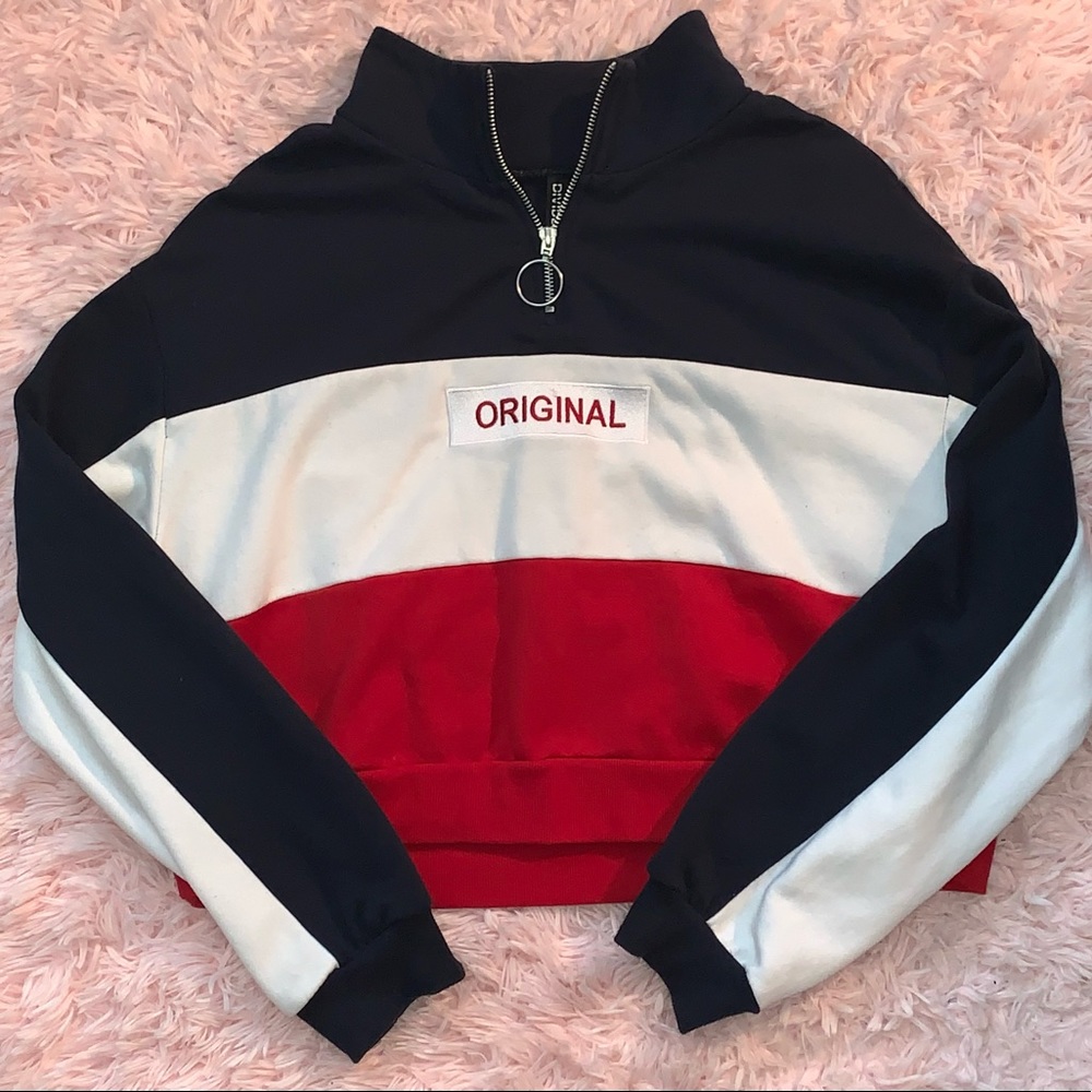 H&M Cropped Sweatshirt